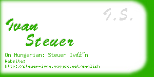 ivan steuer business card